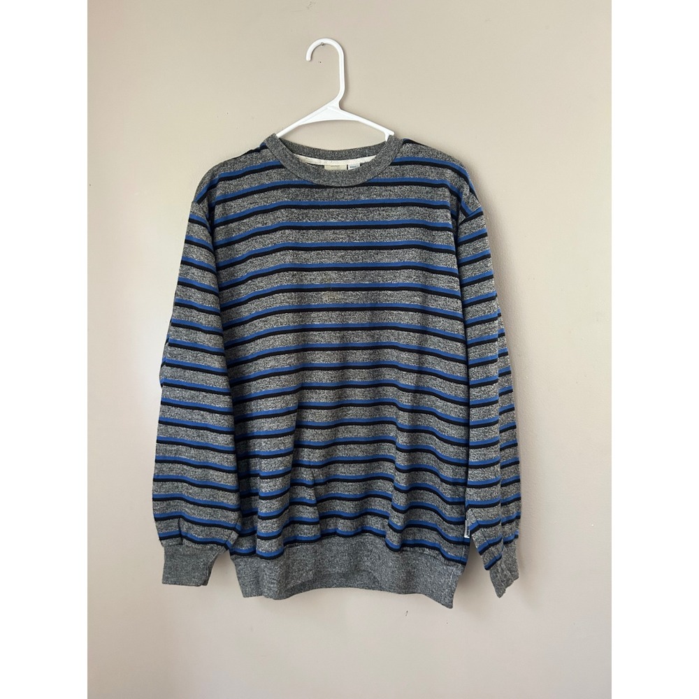 Vintage Wilson Striped 80s/90s  Crew Neck Sweater Men's  XL Streetwear Retro Y2K